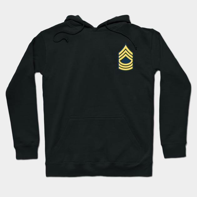 POCKET - MSG - Master Sergeant  - Blue wo Txt Hoodie by twix123844